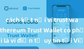 cách kết nối ví trust wallet với ethereum Trust Wallet có phải là ví điện tử uy tín tại Việt Nam không?